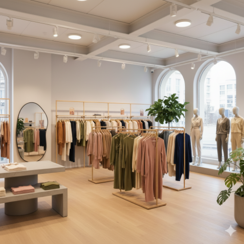 صورة لقسم ملابس نسائية