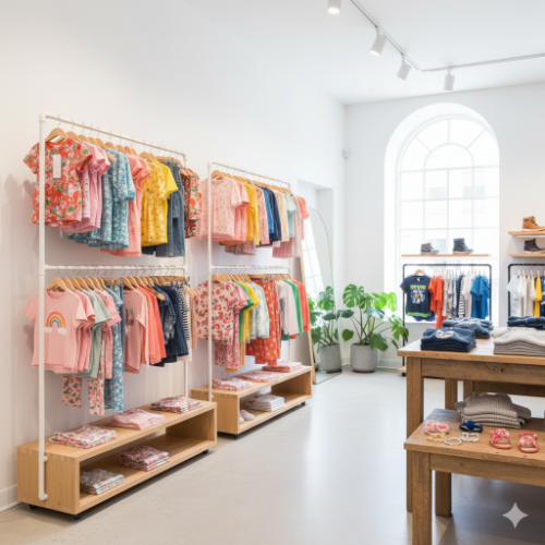 صورة لقسم ملابس بنات